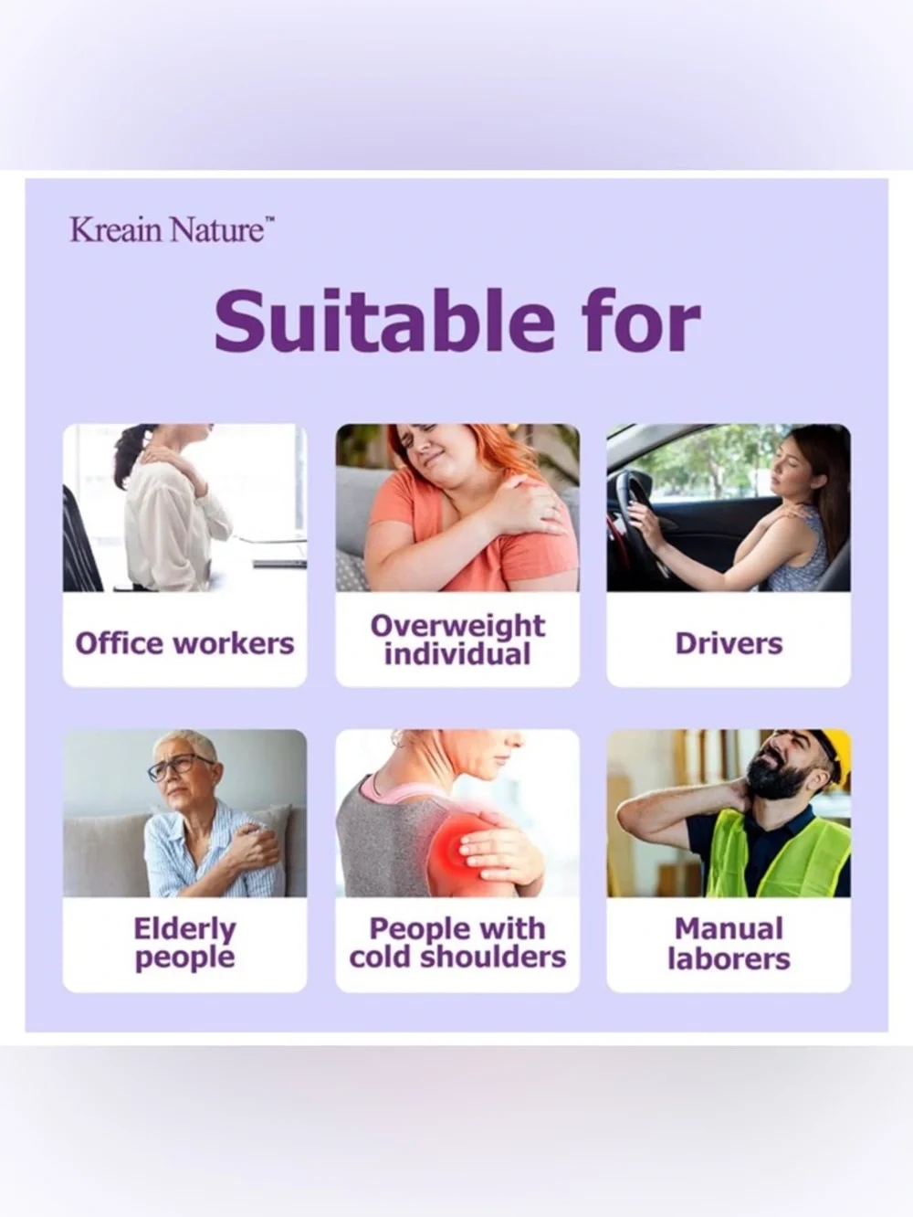 Bundle of 2 Soothing Pain Relief Massage Gel — Purple - Picture 6 of 7